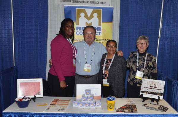 2017 ATE PI   Mentor Connect Booth with Staff