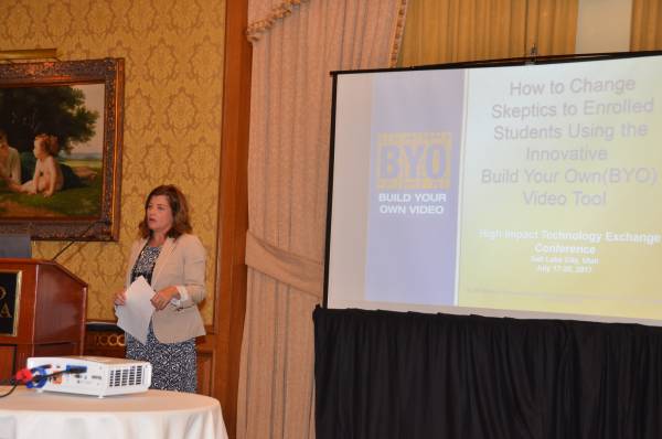 SCATE Program Manager  Emery DeWitt disseminates information about BYO