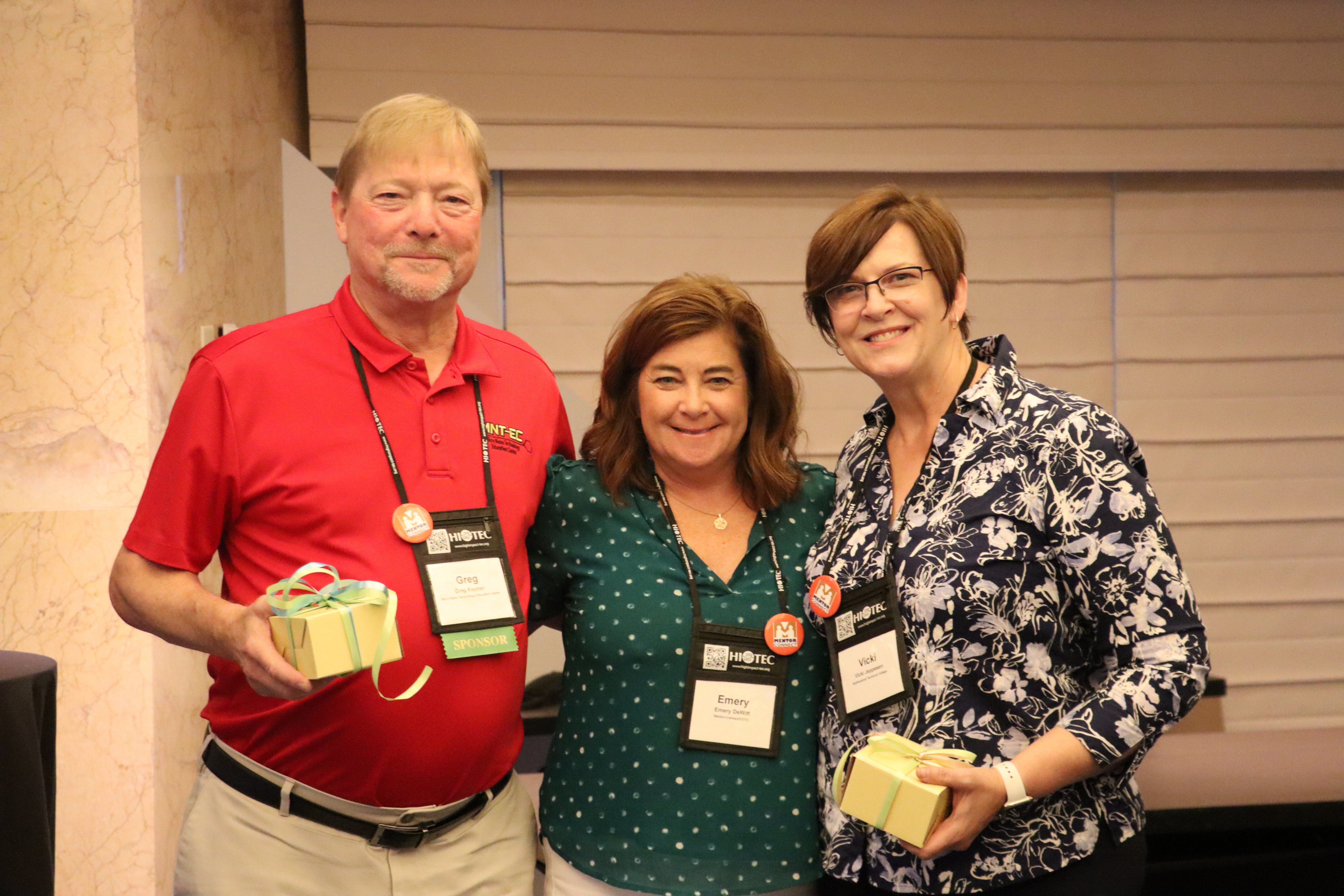 Photo of Greg Kepner, Emery DeWitt, and Vicki Jeppesen